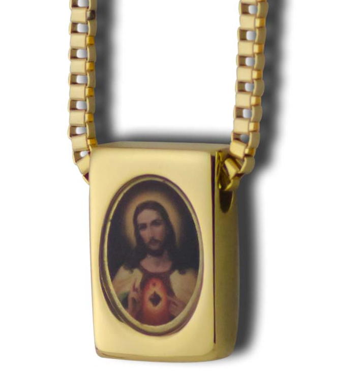 Jesus Christ cremation pendant