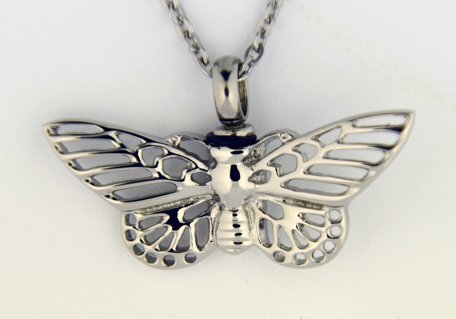 butterfly memorial ash pendant