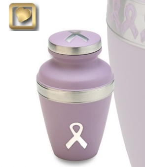 breast cancer keepsake urn