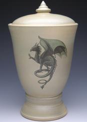 gothic dragon cremation urn ur