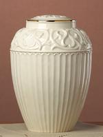 White Porcelain lenox cremation urn