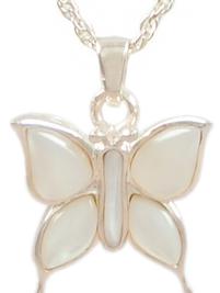 photo of Sterling Silver butterfly Cremation Pendant