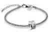 sterling silver cremation bracelet with bead
