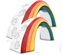 Rainbow bridge pet urn