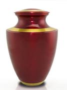 RED TRINITY CREMATION URN