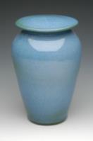 Baby Blue ceramic urn