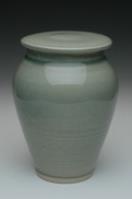 sage ceramic urn