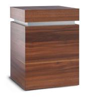modern wood cremation box urn