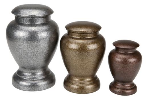 Silver, Gold, and Copper Antique Vase Urns