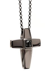 Sterling Silver Cross Cremation Urn Pendant