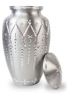 Silver garland urn